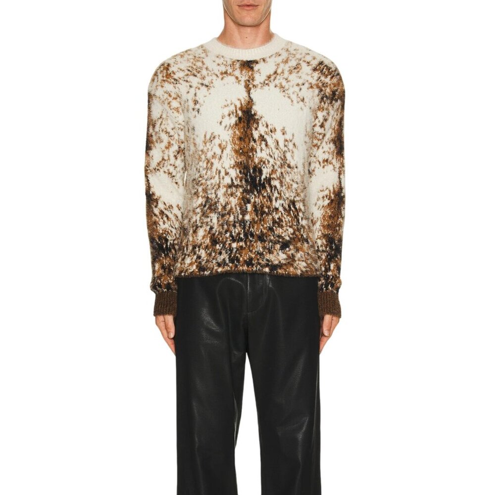 Diesel Itello Sweater in Chocolate Small New Mens Knit Pullover Top